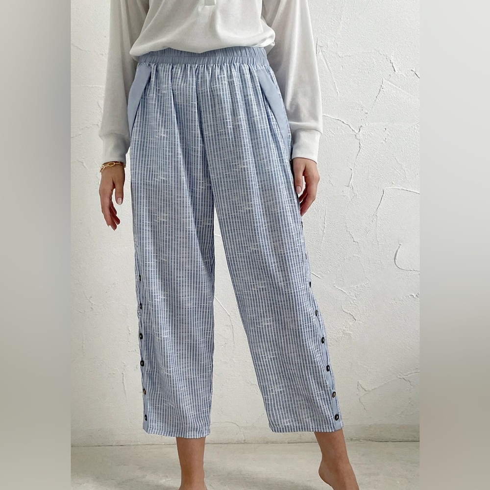 Casual Striped Loose Pants